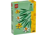 Back of LEGO Daffodils box, showing height.