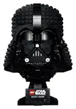 Detailed front of Vader's helmet.