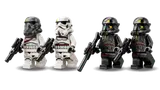 Four elite Imperial trooper minifigures.