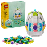 LEGO 40816 box, egg, and extra bricks.