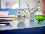 LEGO Easter egg as a room decoration.