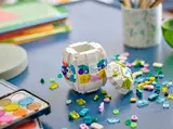 LEGO Easter egg being customized on a table.