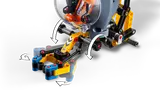 Grabber claw in action.