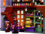 Weasleys in joke shop interior.