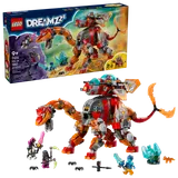 Dino Jet box with assembled model and minifigs.