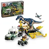 LEGO Allosaurus Transport Truck set with box art.