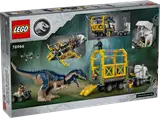 Back of LEGO Allosaurus Transport Truck box showing features.