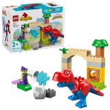 LEGO Duplo Spidey-Rex box with components.