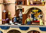 Interior kitchen/dining scene.