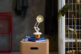 LEGO Luxo Jr. on a box.