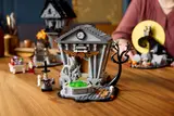 Jack Skellington in his LEGO study.