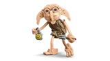 LEGO Dobby in sad, dynamic pose, holding sock and locket.