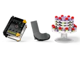 LEGO Dobby's accessories: diary, sock, cake.