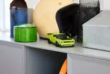 LEGO Hellcat on display.
