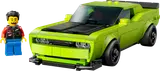 LEGO Dodge Challenger SRT Hellcat with minifigure.