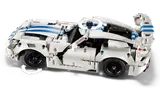 Top-down view of the Technic Viper showing steering.