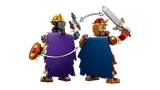 Rear view of giants, highlighting articulation.