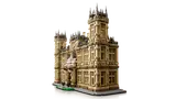 Downton Abbey castle exterior, angled.