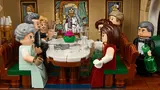 Downton Abbey LEGO dining room.
