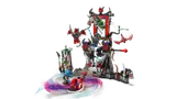 Ninja battle with energy effects