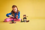Kids playing with Ninjago set