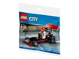 LEGO City Dragster polybag packaging.