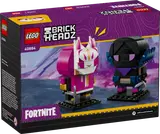 Rear view of LEGO BrickHeadz Fortnite Drift & Raven box.
