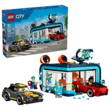 LEGO car wash box and set.