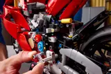 Ducati engine bay close-up