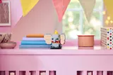 Dumbo on a decorative shelf.