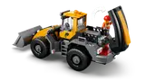 Front-end loader engine detail.