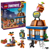LEGO Fortnite Durrr Burger set and box.