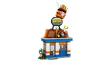 Durrr Burger exterior with roof figures.