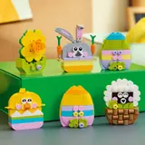 Easter models on green box.