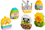 Six colorful LEGO Easter builds.