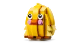 Close-up of the LEGO chick.