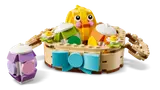 LEGO Easter Basket with eggs and chick.
