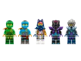 Lego Ninjago minifigure lineup.