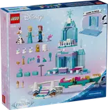 Back of LEGO Frozen castle box