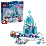 Box and built LEGO Elsa's Ice Castle