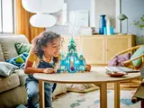 Child playing with Ice Palace set.