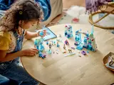 Child building modular Ice Palace.