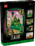 Back of LEGO Emerald City set box.