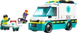 Lego City Emergency Ambulance with minifigures.