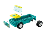 Exploded view of ambulance chassis.