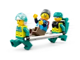 Minifigures with stretcher.