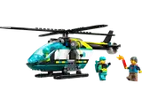 LEGO City Helicopter 60405 with minifigures.