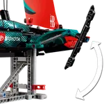 Movable hydrofoil detail.