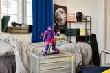 Child building LEGO Sentinel with app.