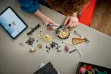 LEGO Spider-Man 3 set components spread out.